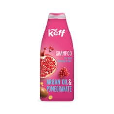 Keff Šampon pro suché vlasy - Granátové jablko & Arganový olej, 500ml