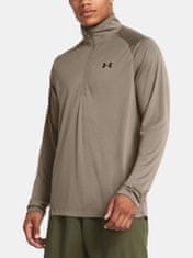 Under Armour Tričko UA Tech 2.0 1/2 Zip-BRN XXL