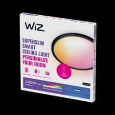 WiZ WiZ SuperSlim stropní LED svítidlo 22W 2600lm 2700-6500K RGB IP20 42cm, černé