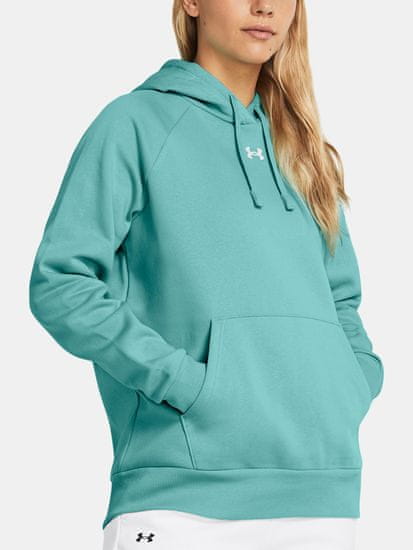 Under Armour Mikina UA Rival Fleece Hoodie-GRN