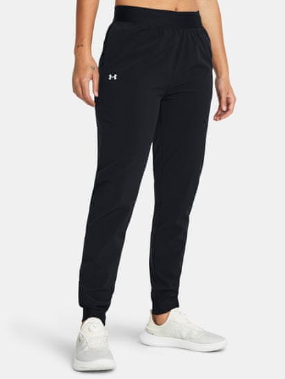 Under Armour Sportovní kalhoty ArmourSport High Rise Wvn Pnt-BLK