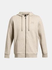 Under Armour Mikina UA Essential Fleece FZ Hood-BRN S