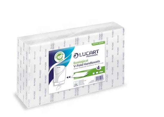 Lucart Professional Papírové ručníky "Cash and Carry Eco V4", V skládání, 2-vrstvé, 863091