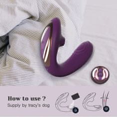 Tracy’s Dog Tracy's Dog Clitoral Licking G-spot Vibrator OG Purple