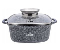 shumee Hrnec na pečení Čtvercový hrnec 3,5L 22cm ZILNER GREY ZL-7058