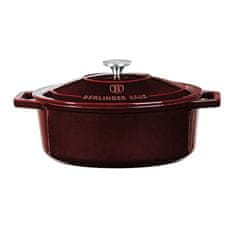 Berlingerhaus Pekáč s poklicí litinový 32 x 23 cm Burgundy Line BH-6519