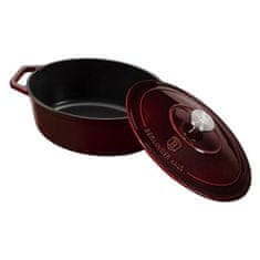 Berlingerhaus Pekáč s poklicí litinový 32 x 23 cm Burgundy Line BH-6519