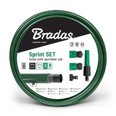 Bradas Zahradní hadice 20m, 1/2" SPRINT + 4ks příslušenství BR-WFS1/220SET