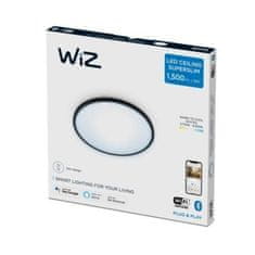 WiZ LED Stropní přisazené svítidlo WiZ Superslim 8719514338036 16W 1500lm 2700-6500K IP20 29,2cm černé, stmívatelné