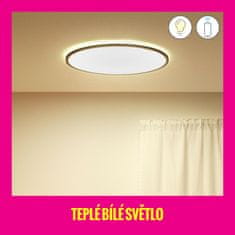 WiZ WiZ SuperSlim přisazené LED svítidlo 32W 3800lm 2700-6500K IP20 55cm, černé