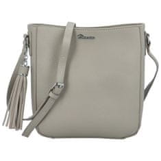 Tessra Milano Dámská koženková crossbody Milada, šedá