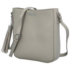 Tessra Milano Dámská koženková crossbody Milada, šedá