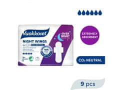 Vuokkoset VUOKKOSET Noční vložky s křidélky Night Wings 9 ks