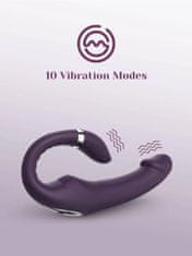 Tracy’s Dog Tracy's Dog C Shape Double-Ended Dildo Vibrator Purple