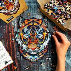 InnoVibe Magické dřevěné barevné puzzle - Mocný Tygr