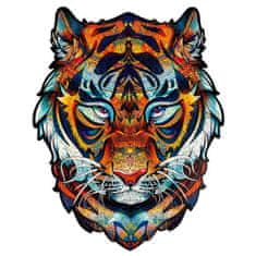 InnoVibe Magické dřevěné barevné puzzle - Mocný Tygr