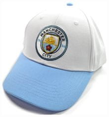 FotbalFans Kšiltovka Manchester City FC, bílo-modrá, 55-61 cm