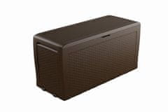 Zahradní box Samoa Rattan Box 270L hnědý