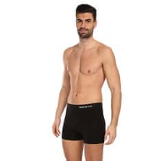 Nedeto 3PACK pánské boxerky bezešvé bambusové černé (3NDTB001S) - velikost L