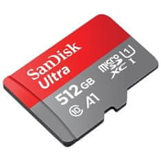 SanDisk Paměťová karta Ultra microSDXC 512GB (140R) A1 Class 10 UHS-I + SD Adapter