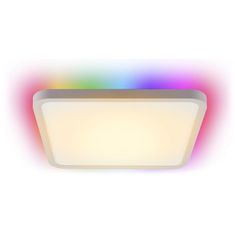 Immax Stropní svítidlo (07168-W40) Neo LITE TUDO Smart stropní svítidlo s RGB podsvícením 40cm, 50W Tuya WIFI Bílá