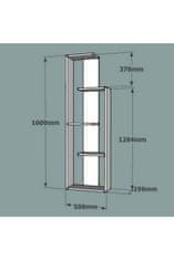 Kalune Design Knihovna Wand bílá