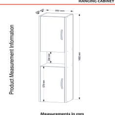 Kalune Design Koupelnová skříňka Asma bílá