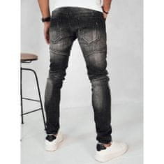 Dstreet Pánské t džínové kalhoty RIGA tmavě šedé ux4150 s32