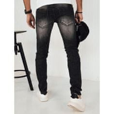 Dstreet Pánské t džínové kalhoty RIGAS tmavě šedé ux4151 s33