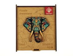 PANTA PLAST Puzzle "Elephant", dřevěné, A4, 90 ks, 0422-0004-01