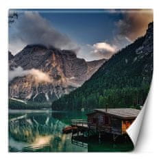 shumee Fototapeta, jezero v horách, horská krajina - 100x100