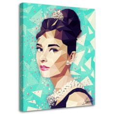 shumee Obraz na plátně, Audrey Hepburn s drdolem - Cantu - 60x90