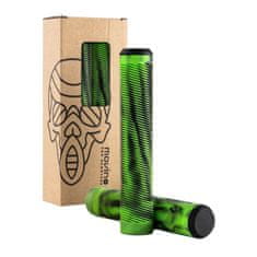 Náhradní grip na řídítka freestyle koloběžky 160mm (Black-Green), 2 ks D-314