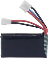 YUNIQUE GREEN-CLEAN Sada 2 LiPo baterií 7,4 V 600 mAh 35C 2S se zástrčkou Molex - kompatibilní s FMS FCX24 RC auto, nákladní automobil a elektrická horolezecká vozidla