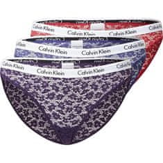 Calvin Klein Krajkové kalhotky 3-pack - QD3926E - W5G - Mix barev - Calvin Klein M směs barev