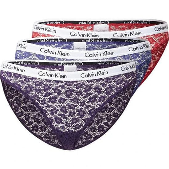 Calvin Klein Krajkové kalhotky 3-pack - QD3926E - W5G - Mix barev - Calvin Klein