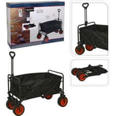 ProGarden Plážový vozík KO-LE9000020 skládací 87 cm černá
