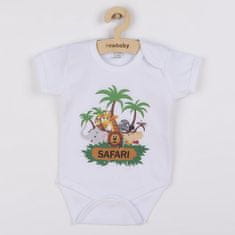 NEW BABY Body s potiskem SAFARI, vel. 62 (3-6m) Dle obrázku