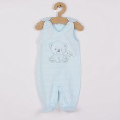 NEW BABY Kojenecká soupravička do porodnice Sweet Bear modrá, vel. 62 (3-6m) Modrá