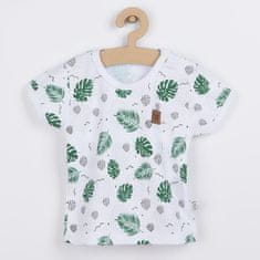 KOALA Kojenecké tričko s krátkým rukávem Nature, vel. 74 (6-9m) Zelená