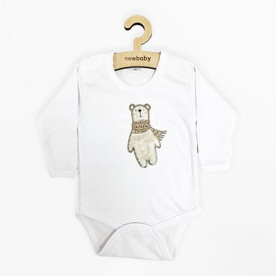 NEW BABY Kojenecké body s dlouhým rukávem Polar Bear