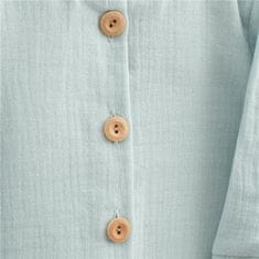 NEW BABY Kojenecká mušelínová košile Soft dress mátová 68 (4-6m) Dle obrázku