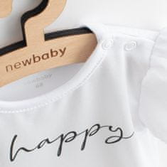 NEW BABY 2-dílná letní dívčí souprava Be Happy 62 (3-6m) Dle obrázku