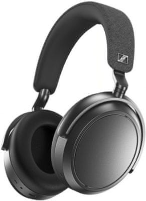 moderní bezdrátová sluchátka sennheiser momentum wireless 4 bluetooth stylové pouzdro skládací konstrukce pohodlné polstrované náušníky hybridní potlačení okolních hluků stylové pouzdro