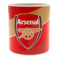 FotbalFans Hrnek Arsenal FC, jumbo, červený, 600 ml