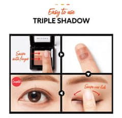 MISSHA MISSHA Oční stíny Triple Shadow - No. 1 Brownie Pink