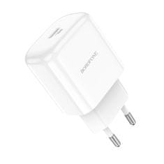 MobilPouzdra.cz Borofone síťová nabíječka BN3 Premium - USB-C - QC 3.0 PD 2.0 20W , barva bílá