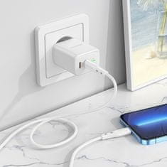 VšeNaMobily.cz Borofone síťová nabíječka BN9 Reacher - 2xUSB-C - QC 3.0 PD 35W , barva bílá