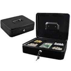 MG Money Box trezor na klíč 30x24 cm, černý