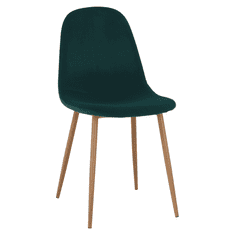 BPS-koupelny Židle, smaragdová Velvet látka / buk, LEGA